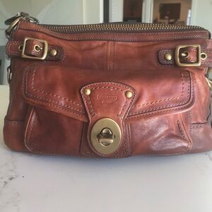 Vintage Coach Legacy Turnlock Shoulder Bag